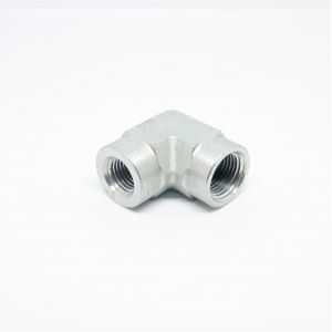 Steel Pipe Reducer Elbow 3/8 - 1/4 Female Npt Vacuum Fuel Air Water Oil Gas