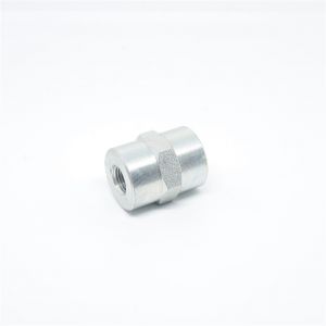 Steel 3/8 - 1/8 Female Npt Fpt Pipe Fitting Straight Coupling Reducer Adapter
