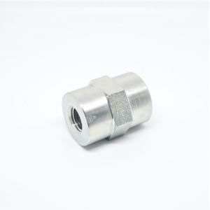 Steel 1/2 - 1/4 Female Npt Fpt Pipe Fitting Straight Coupling Reducer Adapter