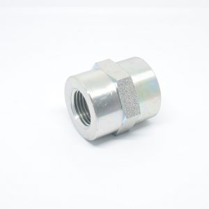 Steel 3/4 - 1/2 Female Npt Fpt Pipe Fitting Straight Coupling Reducer Adapter