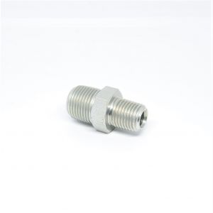 3/8 to 1/4 Npt Male Reducer Hex Nipple Mip Mpt Carbon Steel Pipe Fitting Fuel Oil Gas Liquid Air WOG