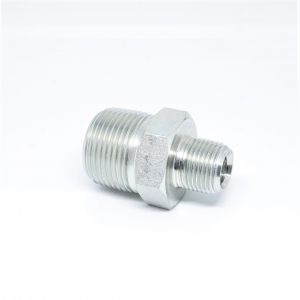 3/4 to 3/8 Npt Male Reducer Hex Nipple Mip Mpt Carbon Steel Pipe Fitting Fuel Oil Gas Liquid Air WOG