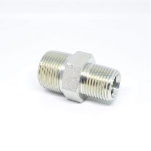 3/4 to 1/2 Npt Male Reducer Hex Nipple Mip Mpt Carbon Steel Pipe Fitting Fuel Oil Gas Liquid Air WOG