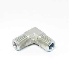 1/4 Male Npt Mpt Steel Male Elbow L 90 Degree Fitting Fuel Air Oil Gas