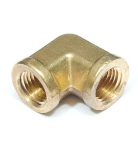 1/4 Npt Female 90 Degree Elbow Pipe Brass Fitting for Water Oil Gas