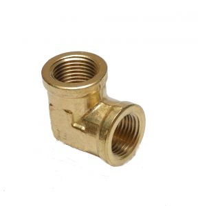 FP100-C 3/8 Npt Female 90 Degree Elbow Pipe Brass Fitting for Water Oil Gas
