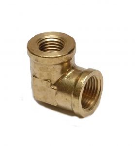 3/8 to 1/4 Npt Female Reducer 90 Degree Elbow Pipe Brass Fitting Water Oil Gas FP100-CB