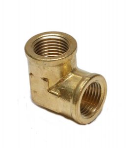 1/2 Npt Female 90 Degree Elbow Pipe Brass Fitting for Water Oil Gas FP100-D