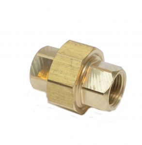 3/8 Npt Female 3 Piece Union Coupling Brass Pipe Fitting Air Water Oil Gas Fuel