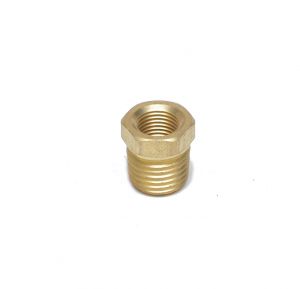 1/4 Npt Male to 1/8 Npt Female Brass Reducer Bushing Pipe Fitting Water Oil Gas Fuel 110-BA FasParts