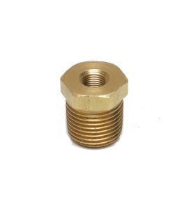 1/2 Male Npt to 1/8 Female Npt Brass Pipe Reducer Bushing Fitting Water Fuel Gas Oil 110-DA FasParts