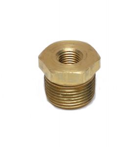 3/4 Male Npt 14 TPI to 1/4 Female Npt 18 TPI Brass Pipe Reducer Bushing Fitting Water Fuel Gas Oil 110-EB FasParts