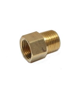 1/2 Male to Female Npt Pipe Adapter Coupling Brass Fitting Air Fuel Gas Water 120-DD FasParts