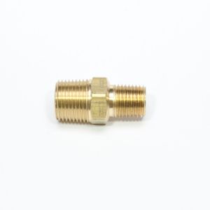Hex Nipple Reducer 3/8 to 1/4 Male Npt Brass Fitting Air Water Fuel Oil Gas FP122-CB FasParts
