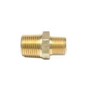 Hex Nipple Reducer 1/2 to 3/8 Male Npt Brass Fitting Air Water Fuel Oil Gas 122-DC FasParts