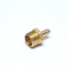 Straight 3/8 Hose ID to 1/2 Male Npt Brass Barbed Fitting Water Oil Gas Air Fuel