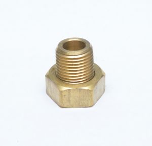 GHT to NPT Adapter Brass Fitting 2 Pack Garden Hose Adapter Industrial Metal Brass Garden Hose to Pipe Fittings Connect summery life 3/4” GHT Female x 1/2” NPT Male Connector 
