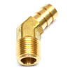 140 Brass Male NPT FPT to Hose Barb 45 degree Elbow FasParts