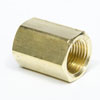 Solid One Piece Female Coupling Joiner NPT Brass Fitting