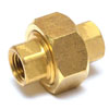 Solid Three Piece Female Coupling Joiner NPT Brass Fitting