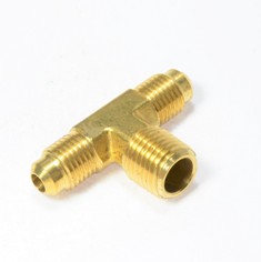 Male NPT to SAE 45 Degree Male Gas Flare Branch Tee Fittings