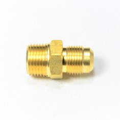 Male SAE 45 Degree Gas Flare to Male NPT Brass Fittings